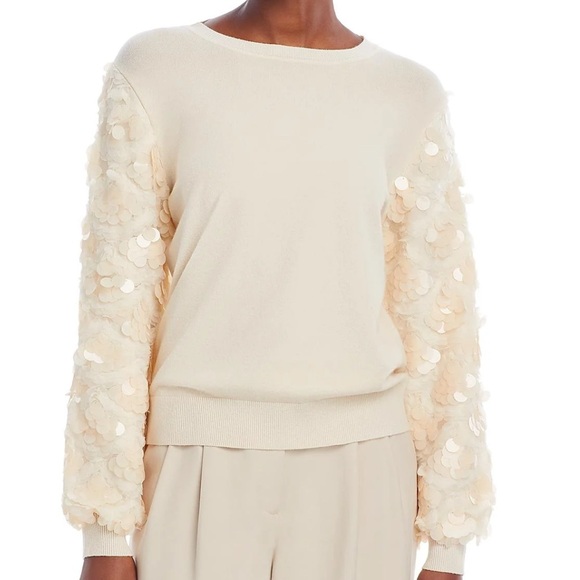 NWOT cream beautiful top - Picture 2 of 5